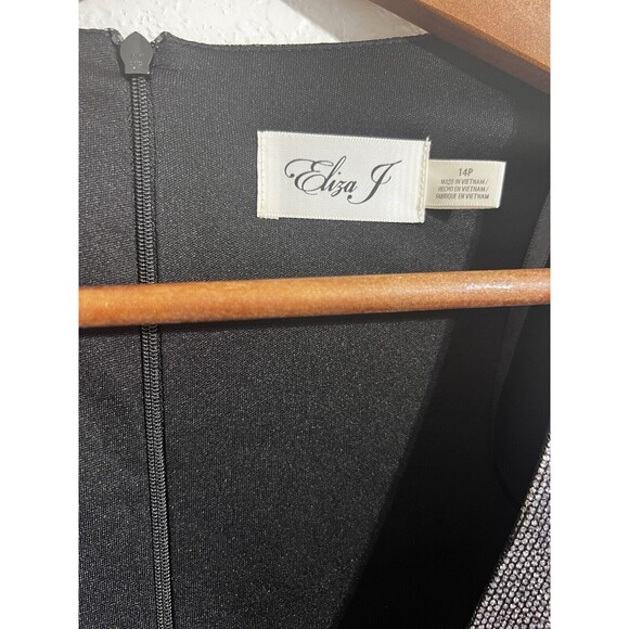 Eliza J Metallic Black Maxi Dress - Picture 6 of 16